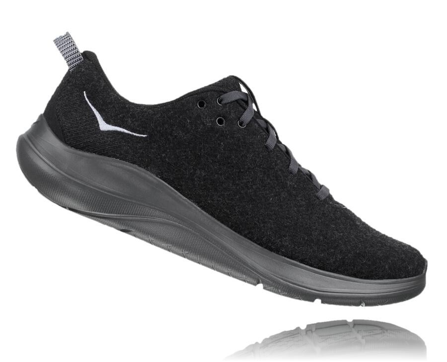 Hoka One One Løbesko Herre - Hupana Flow Wool - Sort - 052631DGM